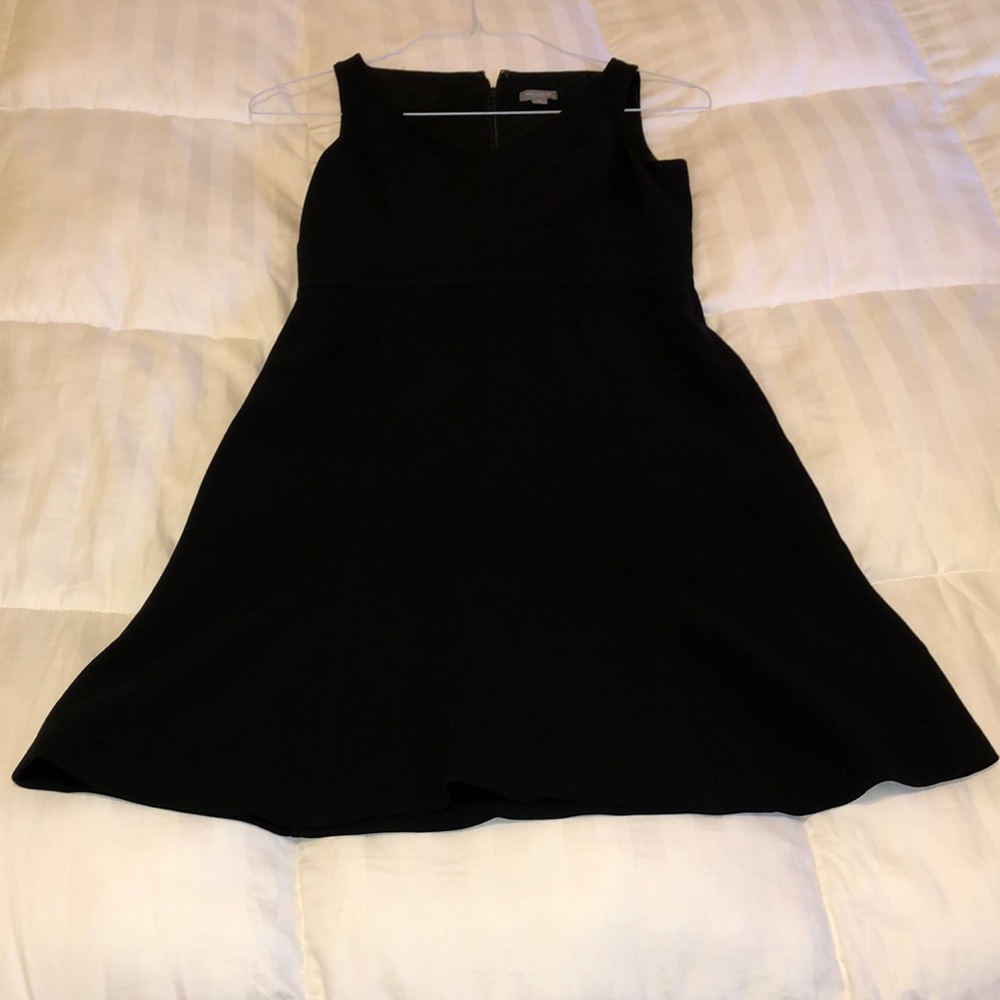 Fit and flare black dress from Ann Taylor 0P